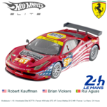 Modelauto 1:18 | Hotwheels Elite BCT78 | Ferrari 458 Italia GT2 AF Corse-Waltrip 2012 #61 France / Le Mans / 24 Hours Modelauto 1:18 | Hotwheels Elite BCT78 | Ferrari 458 Italia GT2 AF Corse-Waltrip 2012 #61 France / Le Mans / 24 Hours