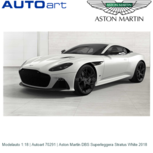 Modelauto 1:18 | Autoart 70291 | Aston Martin DBS Superleggera Stratus White 2018 Modelauto 1:18 | Autoart 70291 | Aston Martin DBS Superleggera Stratus White 2018