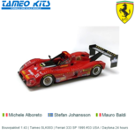 Bouwpakket 1:43 | Tameo SLK003 | Ferrari 333 SP 1995 #33 USA / Daytona 24 hours Bouwpakket 1:43 | Tameo SLK003 | Ferrari 333 SP 1995 #33 USA / Daytona 24 hours