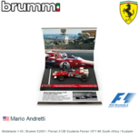 Modelauto 1:43 | Brumm S2001 | Ferrari 312B Scuderia Ferrari 1971 #6 South Africa / Kyalami Modelauto 1:43 | Brumm S2001 | Ferrari 312B Scuderia Ferrari 1971 #6 South Africa / Kyalami