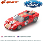 Modelauto 1:43 | Spark S2773 | Ford GT40 Mk.1 S-5.0 Alan Mann Racing 1966 #25 USA / Sebring / 12 Hours Modelauto 1:43 | Spark S2773 | Ford GT40 Mk.1 S-5.0 Alan Mann Racing 1966 #25 USA / Sebring / 12 Hours