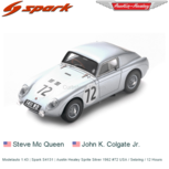 Modelauto 1:43 | Spark S4131 | Austin Healey Sprite Silver 1962 #72 USA / Sebring / 12 Hours Modelauto 1:43 | Spark S4131 | Austin Healey Sprite Silver 1962 #72 USA / Sebring / 12 Hours