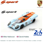 Modelauto 1:18 | Spark 18S419 | Porsche 917 K 1970 #22 France / Le Mans / 24 Hours Modelauto 1:18 | Spark 18S419 | Porsche 917 K 1970 #22 France / Le Mans / 24 Hours