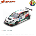 Modelauto 1:43 | Spark SA232 | Alfa Romeo Giuletta Veloce TCR 2019 #31 China / Macau Modelauto 1:43 | Spark SA232 | Alfa Romeo Giuletta Veloce TCR 2019 #31 China / Macau