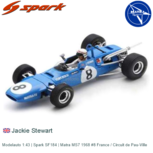 Modelauto 1:43 | Spark SF184 | Matra MS7 1968 #8 France / Circuit de Pau-Ville Modelauto 1:43 | Spark SF184 | Matra MS7 1968 #8 France / Circuit de Pau-Ville