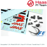 Bouwpakket 1:24 | Pitwall 20TK-001 | Haas VF-18 Ferrari Transkit Haas F1 2018 Bouwpakket 1:24 | Pitwall 20TK-001 | Haas VF-18 Ferrari Transkit Haas F1 2018
