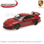 Modelauto 1:18 | Minichamps 110067020 | Porsche 911 GT3 Rood 2017 Modelauto 1:18 | Minichamps 110067020 | Porsche 911 GT3 Rood 2017
