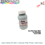 | Zero Paints ZP-3001 | Airbrush Filler Primer 120ml Grey | Zero Paints ZP-3001 | Airbrush Filler Primer 120ml Grey