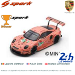 Modelauto 1:87 | Spark 87S143 | Porsche 9111 RSR LMGTE-PRO Porsche GT 2018 #92 France / Le Mans / 24 Hours Modelauto 1:87 | Spark 87S143 | Porsche 9111 RSR LMGTE-PRO Porsche GT 2018 #92 France / Le Mans / 24 Hours