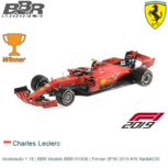 Modelauto 1:18 | BBR Models BBR191836 | Ferrari SF90 2019 #16 Italië Modelauto 1:18 | BBR Models BBR191836 | Ferrari SF90 2019 #16 Italië