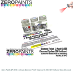 | Zero Paints ZP-3043 | Airbrush Diamond Finish Clearcoat 3x 30ml 2K Urethane Gloss Clearcoat | Zero Paints ZP-3043 | Airbrush Diamond Finish Clearcoat 3x 30ml 2K Urethane Gloss Clearcoat