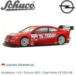 Modelauto 1:43 | Schuco 4801 | Opel Astra V8 2002 #8 Modelauto 1:43 | Schuco 4801 | Opel Astra V8 2002 #8