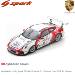 Modelauto 1:43 | Spark SF108 | Porsche 911 Carrera Cup 2019 #1 France Modelauto 1:43 | Spark SF108 | Porsche 911 Carrera Cup 2019 #1 France