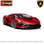 Modelauto 1:18 | Bburago 11046R | Lamborghini SIAN KP 37 Red Metallic 2020 Modelauto 1:18 | Bburago 11046R | Lamborghini SIAN KP 37 Red Metallic 2020