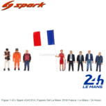 Figuur 1:43 | Spark 43AC014 | Figuren Set Le Mans 2018 France / Le Mans / 24 Hours Figuur 1:43 | Spark 43AC014 | Figuren Set Le Mans 2018 France / Le Mans / 24 Hours