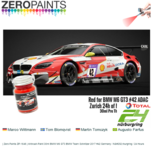 | Zero Paints ZP-1646 | Airbrush Paint 30ml BMW M6 GT3 BMW Team Schnitzer 2017 #42 Germany / Nürburgring / 24 Hours | Zero Paints ZP-1646 | Airbrush Paint 30ml BMW M6 GT3 BMW Team Schnitzer 2017 #42 Germany / Nürburgring / 24 Hours
