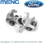 Bouwpakket 1:12 | MENG RS-002 | Ford GT40 Mk.II 1966 Bouwpakket 1:12 | MENG RS-002 | Ford GT40 Mk.II 1966
