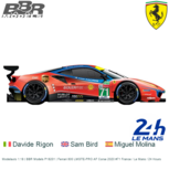 Modelauto 1:18 | BBR Models P18201 | Ferrari 800 LMGTE-PRO AF Corse 2020 #71 France / Le Mans / 24 Hours Modelauto 1:18 | BBR Models P18201 | Ferrari 800 LMGTE-PRO AF Corse 2020 #71 France / Le Mans / 24 Hours