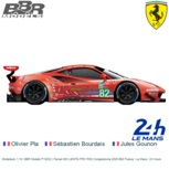 Modelauto 1:18 | BBR Models P18202 | Ferrari 800 LMGTE-PRO RISI Competizione 2020 #82 France / Le Mans / 24 Hours Modelauto 1:18 | BBR Models P18202 | Ferrari 800 LMGTE-PRO RISI Competizione 2020 #82 France / Le Mans / 24 Hours