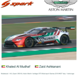 Modelauto 1:43 | Spark S6318 | Aston Martin Vantage GT3 Motorsport Games 2019 #007 Italy / Vallelunga Modelauto 1:43 | Spark S6318 | Aston Martin Vantage GT3 Motorsport Games 2019 #007 Italy / Vallelunga