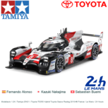 Modelauto 1:24 | Tamiya 25421 | Toyota TS050 Hybrid Toyota Gazoo Racing 2019 #8 France / Le Mans / 24 Hours Modelauto 1:24 | Tamiya 25421 | Toyota TS050 Hybrid Toyota Gazoo Racing 2019 #8 France / Le Mans / 24 Hours