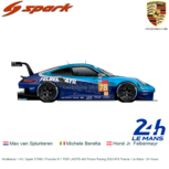Modelauto 1:43 | Spark S7990 | Porsche 911 RSR LMGTE-AM Proton Racing 2020 #78 France / Le Mans / 24 Hours Modelauto 1:43 | Spark S7990 | Porsche 911 RSR LMGTE-AM Proton Racing 2020 #78 France / Le Mans / 24 Hours