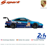 Modelauto 1:43 | Spark S7992 | Porsche 911 RSR LMGTE-AM Dempsey-Proton Racing 2020 #88 France / Le Mans / 24 Hours Modelauto 1:43 | Spark S7992 | Porsche 911 RSR LMGTE-AM Dempsey-Proton Racing 2020 #88 France / Le Mans / 24 Hours