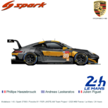Modelauto 1:43 | Spark S7993 | Porsche 911 RSR LMGTE-AM Team Project 1 2020 #89 France / Le Mans / 24 Hours Modelauto 1:43 | Spark S7993 | Porsche 911 RSR LMGTE-AM Team Project 1 2020 #89 France / Le Mans / 24 Hours