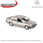 Modelauto 1:43 | Minichamps 940034104 | Mercedes Benz 190E Gold Metallic 1984 Modelauto 1:43 | Minichamps 940034104 | Mercedes Benz 190E Gold Metallic 1984
