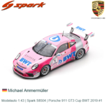 Modelauto 1:43 | Spark S8504 | Porsche 911 GT3 Cup BWT 2019 #1 Modelauto 1:43 | Spark S8504 | Porsche 911 GT3 Cup BWT 2019 #1