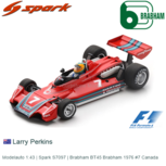 Modelauto 1:43 | Spark S7097 | Brabham BT45 Brabham 1976 #7 Canada Modelauto 1:43 | Spark S7097 | Brabham BT45 Brabham 1976 #7 Canada