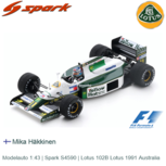 Modelauto 1:43 | Spark S4590 | Lotus 102B Lotus 1991 Australia Modelauto 1:43 | Spark S4590 | Lotus 102B Lotus 1991 Australia