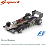 Modelauto 1:43 | Spark S5750 | Rebaque HR100 Rebaque 1979 #31 Canada Modelauto 1:43 | Spark S5750 | Rebaque HR100 Rebaque 1979 #31 Canada