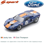 Modelauto 1:43 | Spark S4541 | Ford GT40 1967 #11 USA / Daytona 24 hours Modelauto 1:43 | Spark S4541 | Ford GT40 1967 #11 USA / Daytona 24 hours