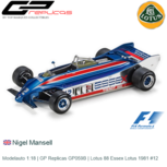Modelauto 1:18 | GP Replicas GP059B | Lotus 88 Essex Lotus 1981 #12 Modelauto 1:18 | GP Replicas GP059B | Lotus 88 Essex Lotus 1981 #12