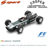 Modelauto 1:43 | Spark S6983 | Cooper T86B Cooper 1968 #6 Monte Carlo / Monaco Grand Pri Modelauto 1:43 | Spark S6983 | Cooper T86B Cooper 1968 #6 Monte Carlo / Monaco Grand Pri