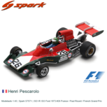 Modelauto 1:43 | Spark S7571 | ISO IR ISO Ford 1973 #26 France / Paul Ricard / French Grand Prix Modelauto 1:43 | Spark S7571 | ISO IR ISO Ford 1973 #26 France / Paul Ricard / French Grand Prix