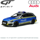 Modelauto 1:18 | GT Spirit GT817 | Audi RS4-R Avant POLIZEI 2020 Germany Modelauto 1:18 | GT Spirit GT817 | Audi RS4-R Avant POLIZEI 2020 Germany