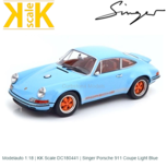 Modelauto 1:18 | KK Scale DC180441 | Singer Porsche 911 Coupe Light Blue Modelauto 1:18 | KK Scale DC180441 | Singer Porsche 911 Coupe Light Blue