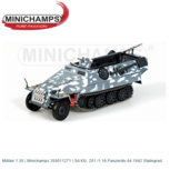 Militair 1:35 | Minichamps 350011271 | Sd.Kfz. 251 /1 16.Panzerdiv.64 1942 Stalingrad Militair 1:35 | Minichamps 350011271 | Sd.Kfz. 251 /1 16.Panzerdiv.64 1942 Stalingrad