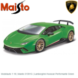 Modelauto 1:18 | Maisto 31391G | Lamborghini Huracan Performante Green Modelauto 1:18 | Maisto 31391G | Lamborghini Huracan Performante Green
