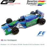 Modelauto 1:43 | GP Replicas GP044B | Benetton B194 Ford Benetton 1994 #6 Modelauto 1:43 | GP Replicas GP044B | Benetton B194 Ford Benetton 1994 #6