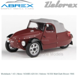 Modelauto 1:43 | Abrex 143ABS-420-04 | Velorex 16/350 Matt Dark Brown 1966 Modelauto 1:43 | Abrex 143ABS-420-04 | Velorex 16/350 Matt Dark Brown 1966