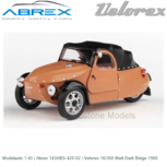 Modelauto 1:43 | Abrex 143ABS-420-02 | Velorex 16/350 Matt Dark Beige 1966 Modelauto 1:43 | Abrex 143ABS-420-02 | Velorex 16/350 Matt Dark Beige 1966