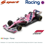 Modelauto 1:43 | Spark S6464 | Racing Point RP20 Racing Point 2020 #11 Spain / Barcelona Modelauto 1:43 | Spark S6464 | Racing Point RP20 Racing Point 2020 #11 Spain / Barcelona