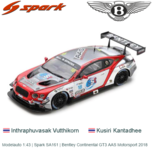 Modelauto 1:43 | Spark SA161 | Bentley Continental GT3 AAS Motorsport 2018 Modelauto 1:43 | Spark SA161 | Bentley Continental GT3 AAS Motorsport 2018