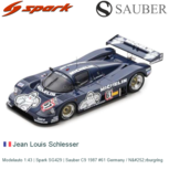 Modelauto 1:43 | Spark SG429 | Sauber C9 1987 #61 Germany / Nürburgring Modelauto 1:43 | Spark SG429 | Sauber C9 1987 #61 Germany / Nürburgring