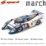 Modelauto 1:43 | Spark US067 | March 83G 1983 #88 USA / Daytona 24 hours Modelauto 1:43 | Spark US067 | March 83G 1983 #88 USA / Daytona 24 hours