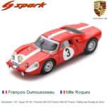 Modelauto 1:43 | Spark SF165 | Porsche 904 GTS Rood 1966 #3 France / Rallye des Routes du Nord Modelauto 1:43 | Spark SF165 | Porsche 904 GTS Rood 1966 #3 France / Rallye des Routes du Nord