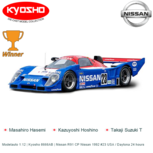 Modelauto 1:12 | Kyosho 8666AB | Nissan R91 CP Nissan 1992 #23 USA / Daytona 24 hours Modelauto 1:12 | Kyosho 8666AB | Nissan R91 CP Nissan 1992 #23 USA / Daytona 24 hours